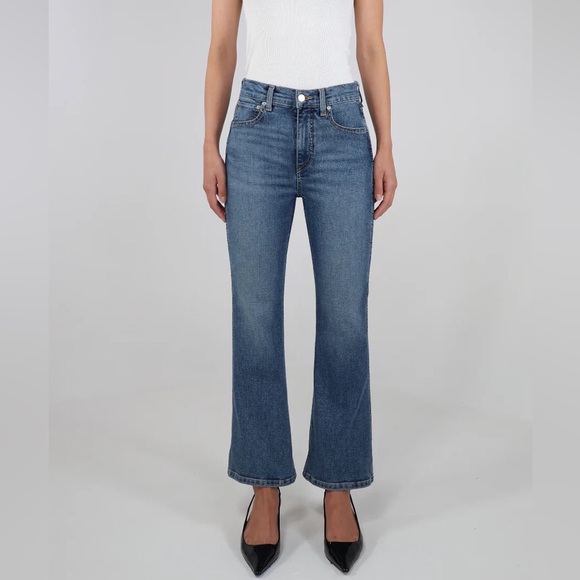 Etica Denim - NEW ÉTICA Anya High Rise Modern Crop Flare Jeans Women's 27 Anthropologie NWT